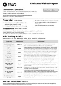 Lesson Plan Option 2