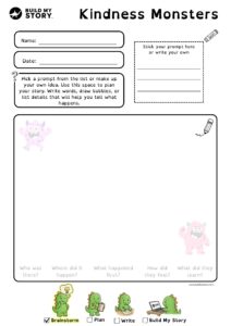 Kindness Monsters - Worksheets