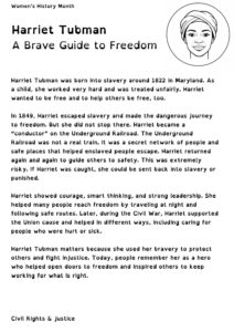 Women_s History Month - Passage Pack